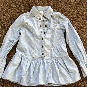 Jean style button up